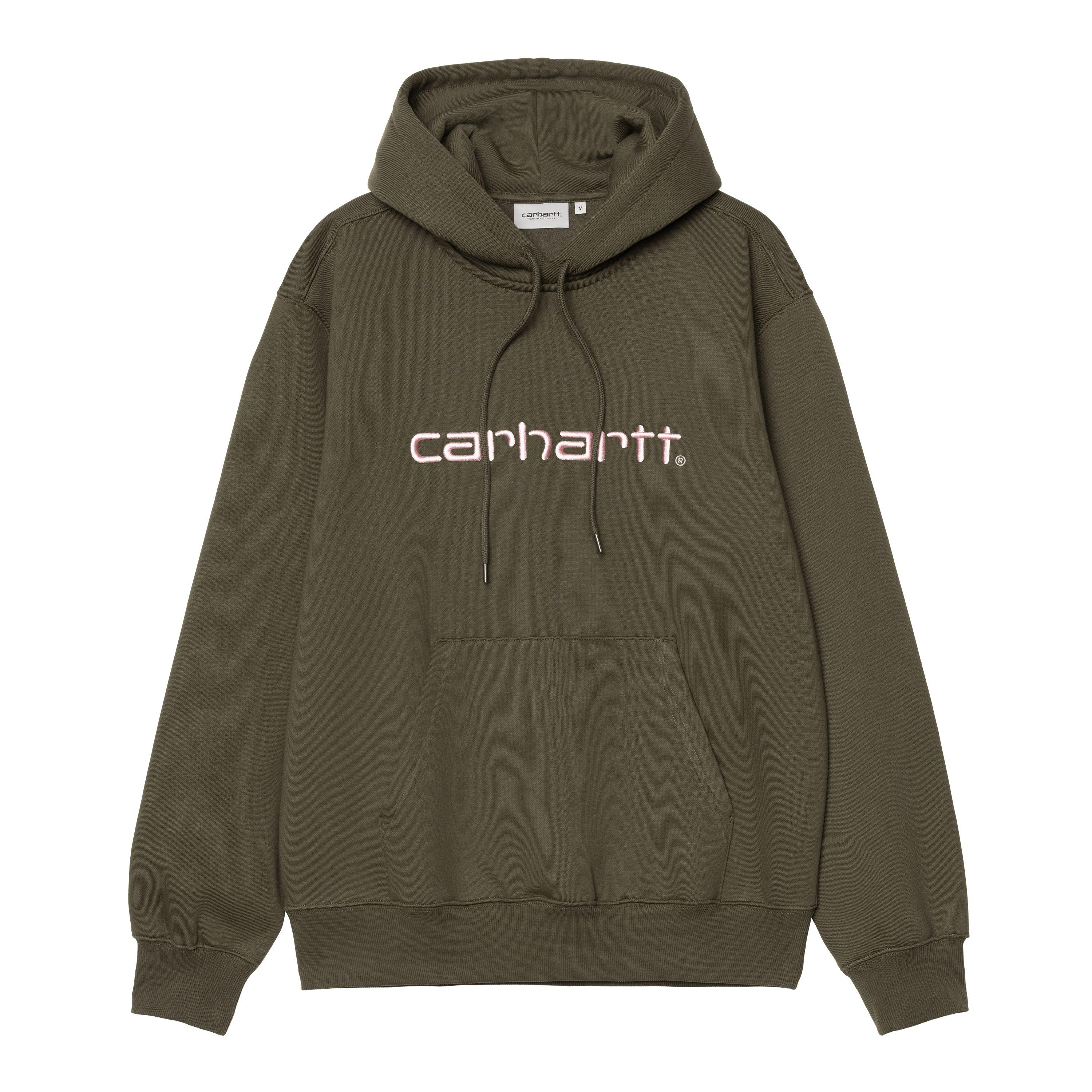 Carhartt WIP Hooded Carhartt Sweatshirt en Verde